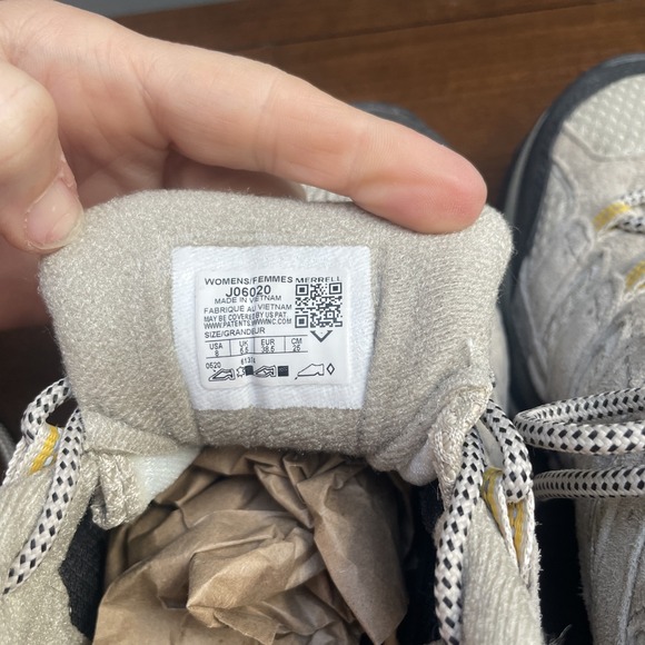 Merrell Shoes Women's s Size 8 Taupe Beige Moab 2 Vent Hiking Hike Trail J06020 - Picture 8 of 9